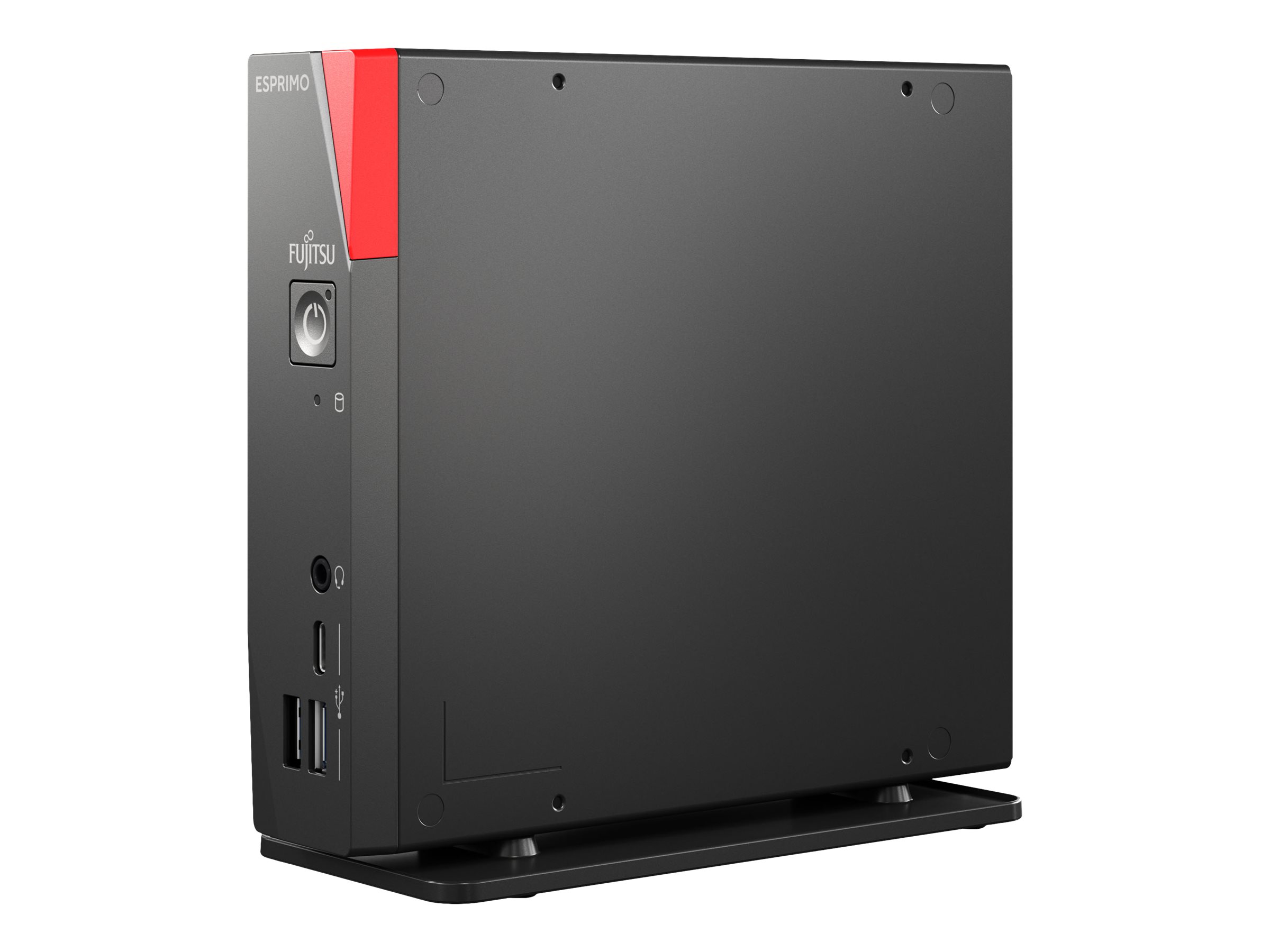 Fujitsu ESPRIMO G6012 – Ultra kompakter Mini-PC – Core i3 12100 / 3.3 GHz – RAM 8 GB – SSD 256 GB – UHD Graphics 730 – GigE, Bluetooth 5.2, 802.11ax (Wi-Fi 6E)