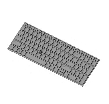 HP L28407-DH1 - Tastatur - Nordisch - HP - ZBook 17 G5