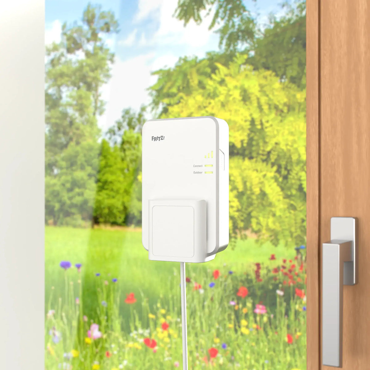 FRITZ! Repeater 1610 Outdoor, Netzwerk-Repeater, 3000 Mbit/s, WLAN, Ethernet/LAN, Weiß