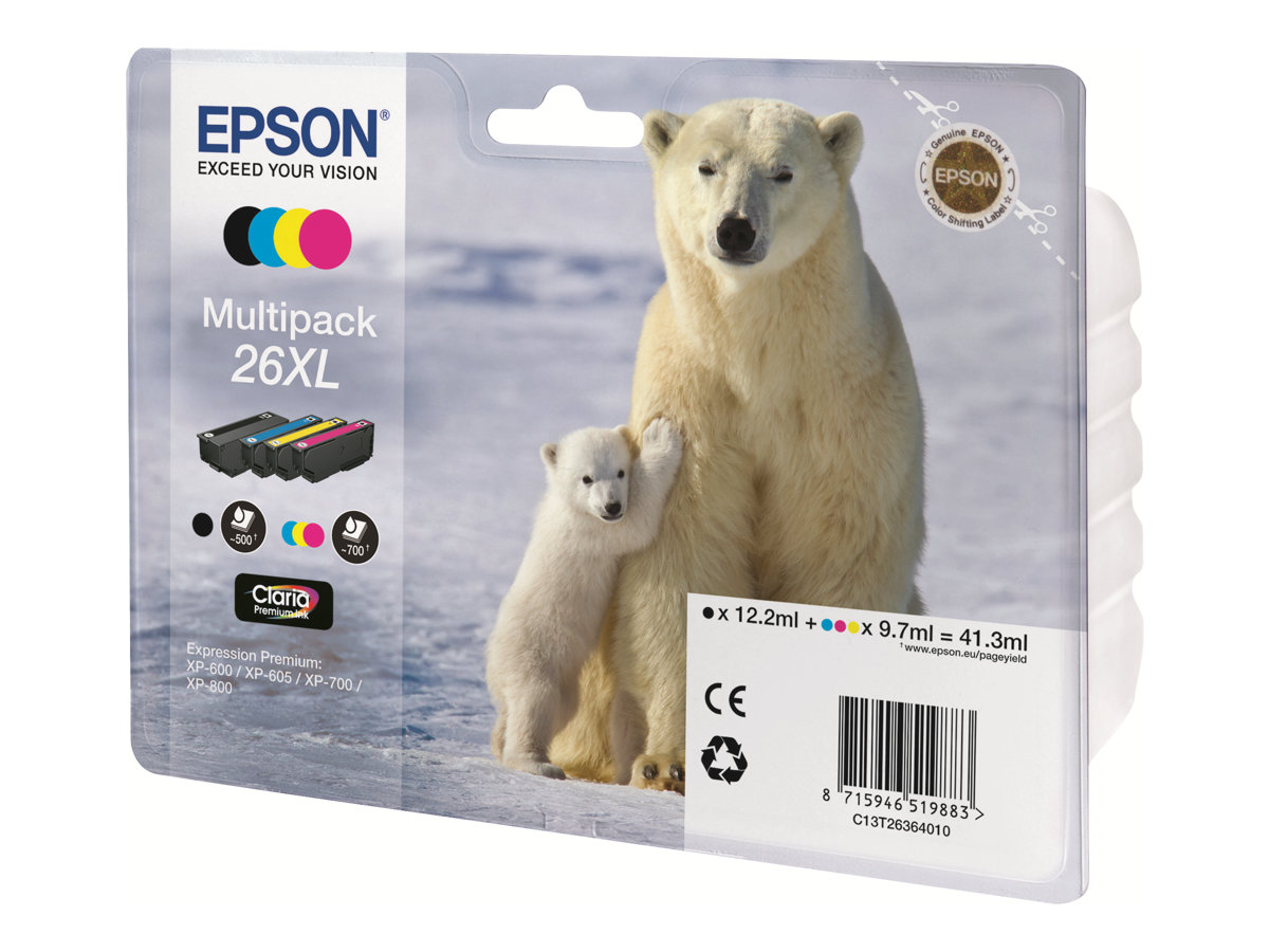 Epson 26XL Multipack - 4er-Pack - XL - Schwarz Image