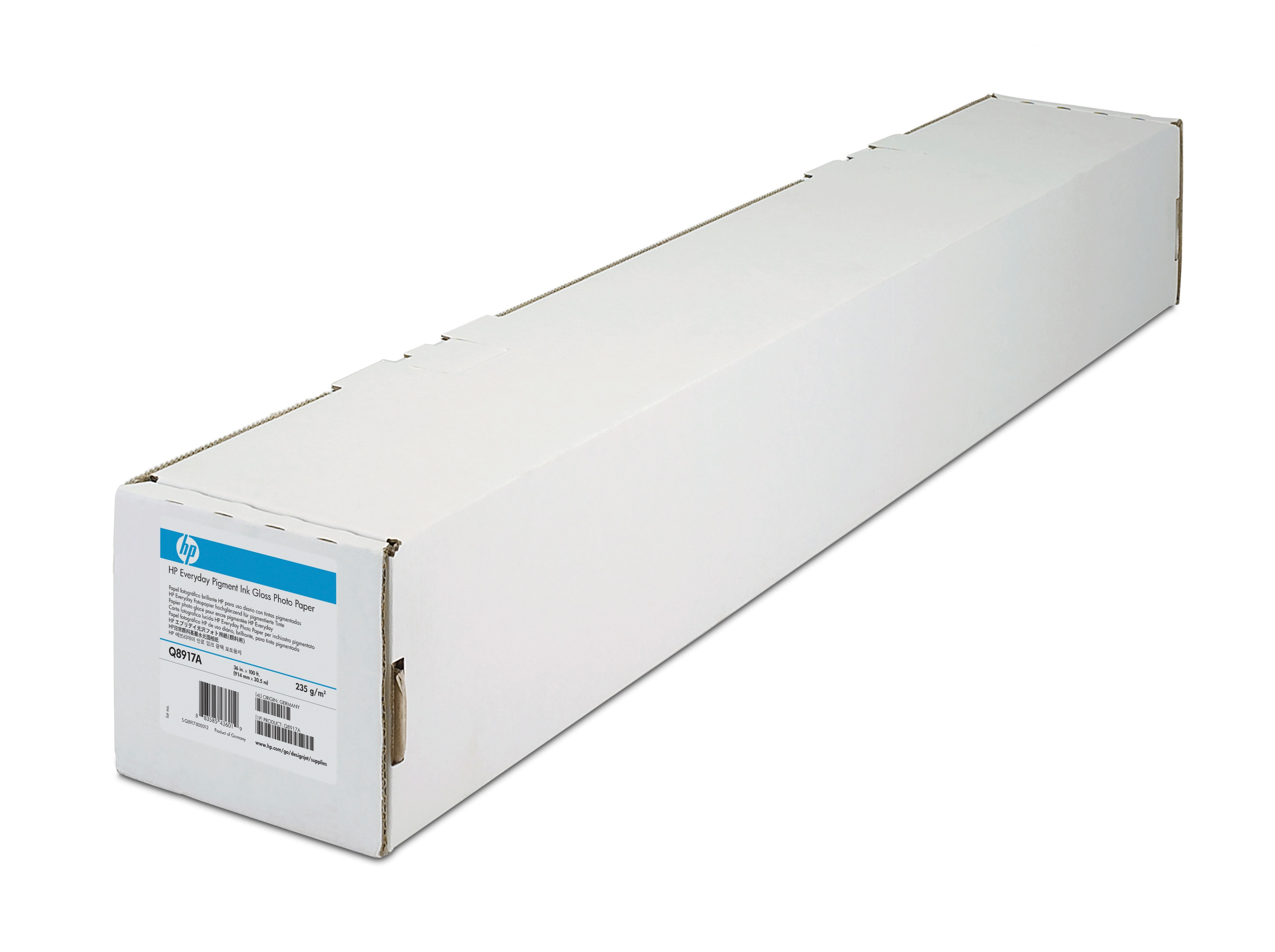 HP Gestrichenes Papier schwer - 610 mm x 30,5 m (24 x 100 Fuß), 30,5 m, 11,1 cm (4.38"), 163 µm, 130 g/m²