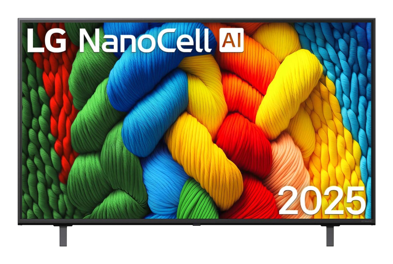 LG NanoCell AI TV NANO 86'' 2025 Smart TV 81A6A, 127 cm (50"), 3840 x 2160 Pixel, NanoCell, Smart-TV, WLAN, Schwarz