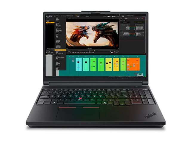Lenovo ThinkPad T16g Gen 3 21V5 - Intel Core Ultra 7 255HX / 2.4 GHz - Win 11 Pro - GeForce RTX 5080 - 64 GB RAM - 1 TB SSD TCG Opal Encryption 2, NVMe, Performance - 40.6 cm (16") Image