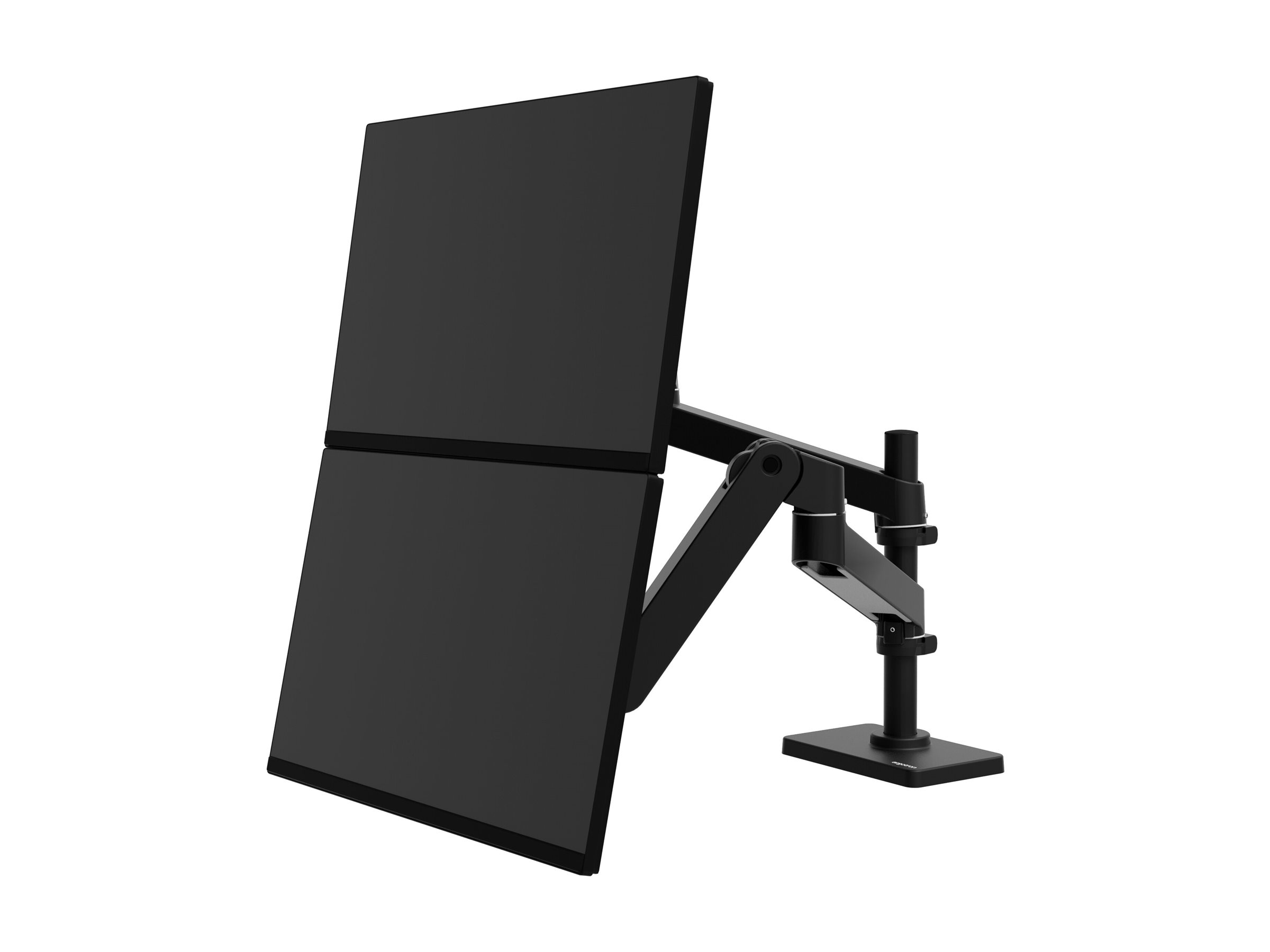 Ergotron LX Pro - Befestigungskit (Doppelarm) - modular - für 2 LCD-Displays - Aluminium - Schwarz - Bildschirmgröße: bis zu 68,6 cm (bis zu 27 Zoll) Image