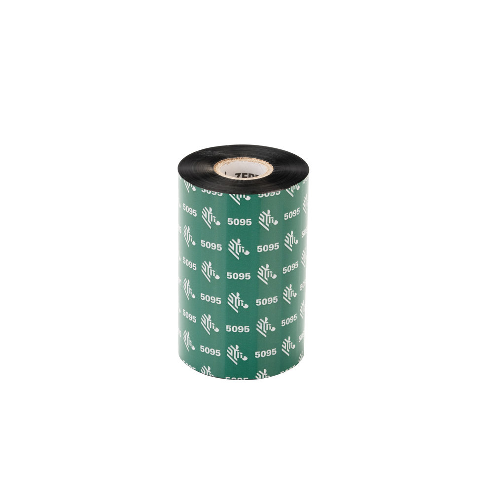 Zebra 5095 Resin - Schwarz - 110 mm x 300 m Image