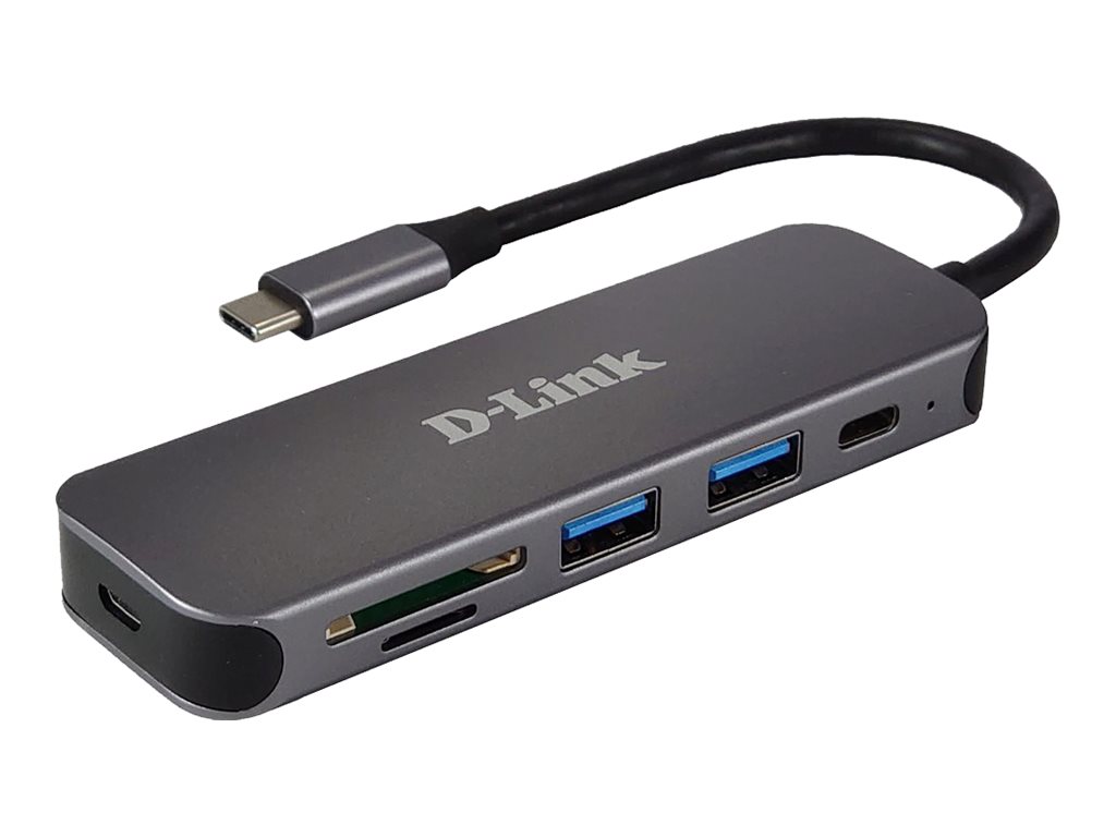 D-Link DUB-2325 - Hub - mit Kartenlesegerät