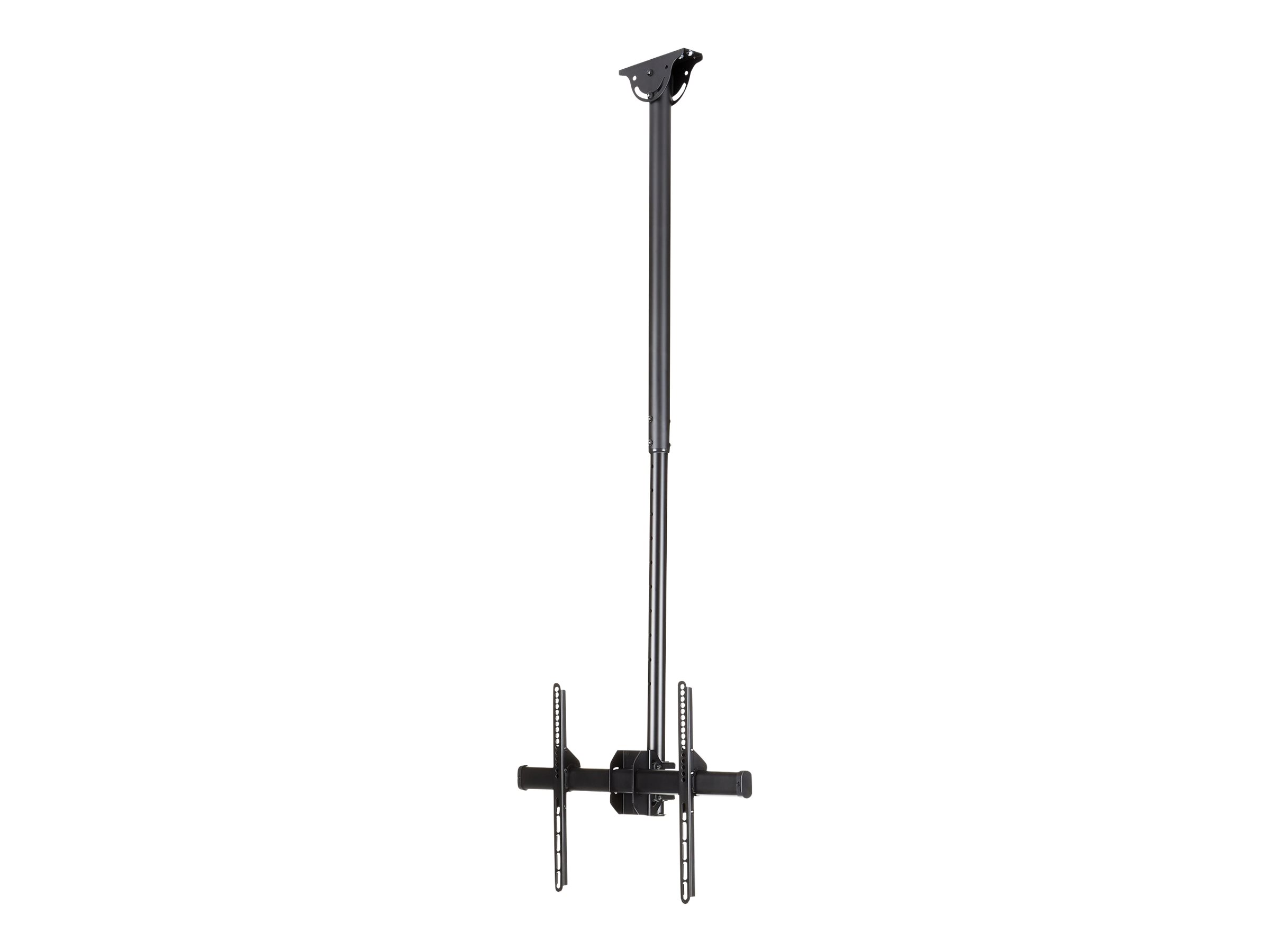 StarTech.com Startech Flachbildschirm Deckenhalterung - für 32 bis 75 LCD, LED oder Plasma TV - schwenkbar für gewölbte Decken - Halterung - für Flachbildschirm - Stahl - Schwarz - Bildschirmgröße: 81.3-190.5 cm (32"-75") Image