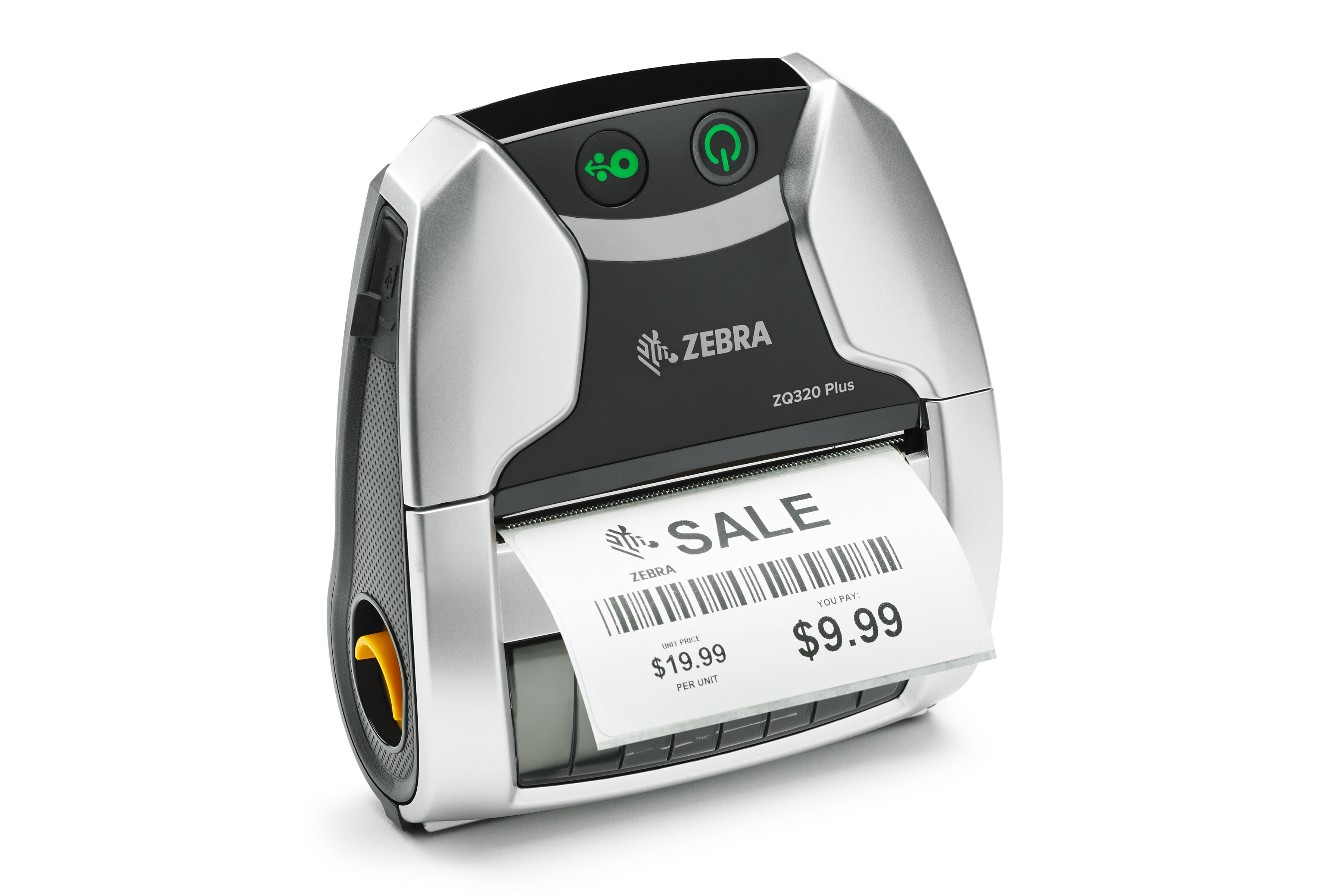 Zebra ZQ32-A0W13RE-00, Thermodirekt, 203 x 203 DPI, 100 mm/sek, Verkabelt & Kabellos, Lithium-Ion (Li-Ion), Grau Image