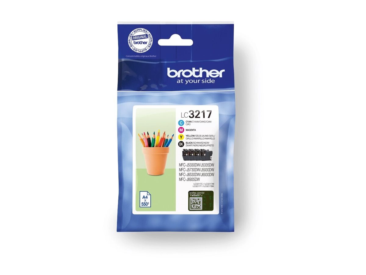 Brother LC3217 Value Pack - 4er-Pack - Schwarz Image