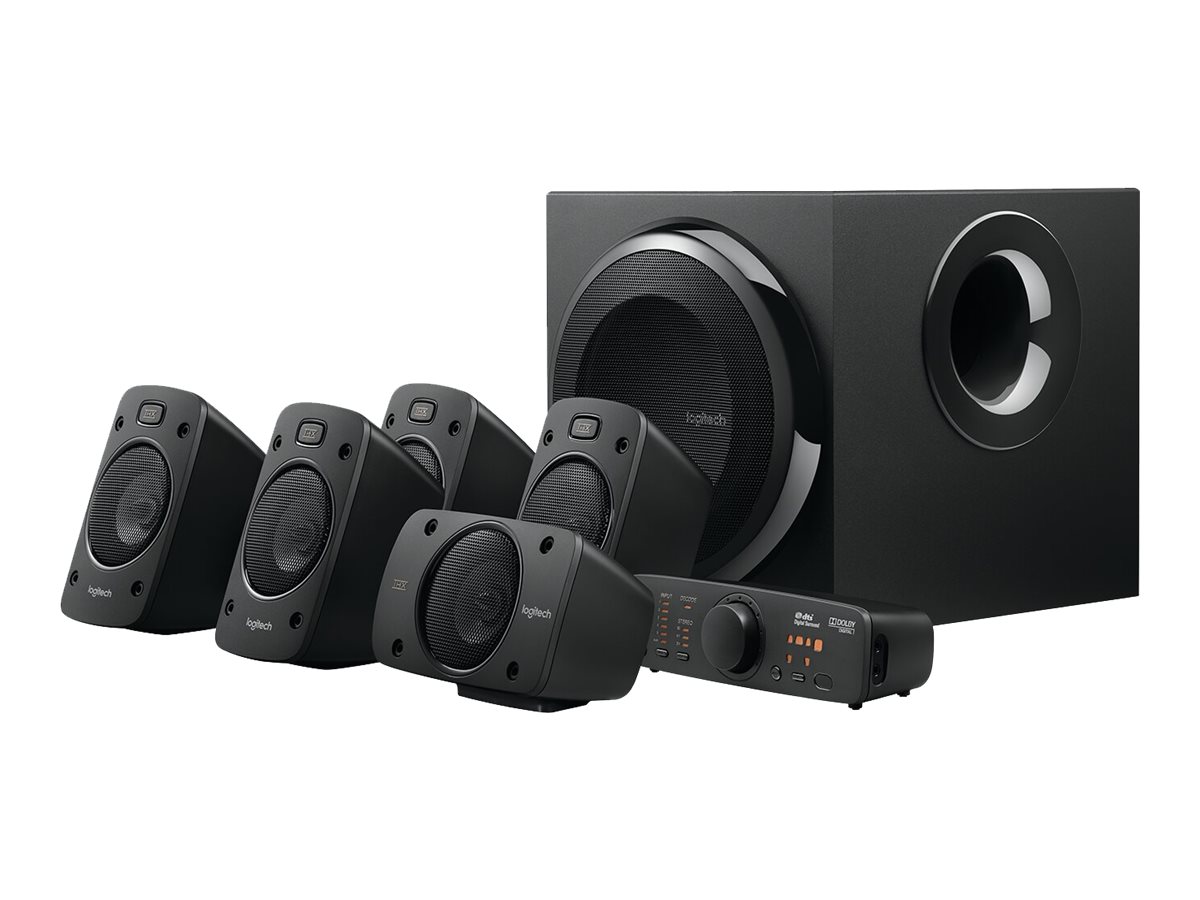 Logitech Z-906 – Lautsprechersystem – für Heimkino – 5.1-Kanal – 500 Watt (Gesamt)