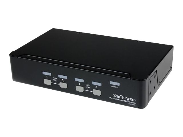 StarTech.com 4 Port VGA USB KVM Switch mit Hub Image