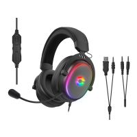 SPEEDLINK CONUX RGB, Kabelgebunden, 20 - 20000 Hz, Gaming, 265 g, Kopfhörer, Schwarz
