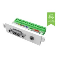 Vision TechConnect 3 VGA+3.5mm module - Modulares Faceplate-Snap-In