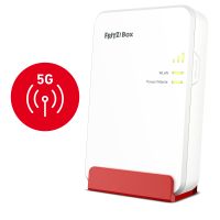 AVM FRITZ!Box 6860 5G Edition International, Wi-Fi 6 (802.11ax), Dual-Band (2,4 GHz/5 GHz), Ethernet/LAN, 5G, Desktop-/Pol-Router