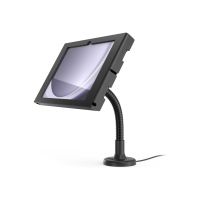 Compulocks Galaxy Tab A9 Apex Enclosure Flex Arm Mount Black - Aufstellung - extending flexible arm - für Tablett - Neigen - verriegelbar - Metallrahmen - Schwarz - Bildschirmgröße: 22.1 cm (8.7")