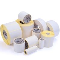 Zebra 3002802, Weiß, Selbstklebendes Druckeretikett, Papier, Wärmeübertragung, Permanent, Universal