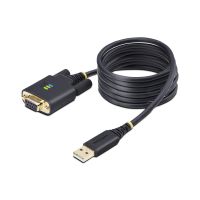 StarTech.com 6.6ft/2m USB to Null Modem Serial Adapter Cable, FTDI, RS232 - Kabel USB / seriell - USB (M)