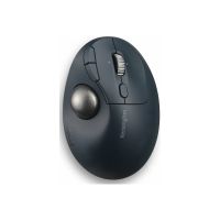 Kensington Pro Fit Ergo TB550 Trackball EQ - Trackball - ergonomisch - optisch - 9 Tasten - kabellos - 2.4 GHz, Bluetooth - kabelloser Empfänger (USB)