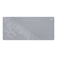 ASUS ROG Scabbard II Arctic Gray XXL, Grau, Muster, Tuch, Gummi, Anti-Rutsch-Basis, Gaming-Mauspad