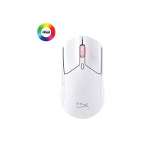 Kingston HyperX Pulsefire Haste 2 - Maus - optisch - 6 Tasten - kabellos, kabelgebunden - 2.4 GHz, Bluetooth 5.0 - kabelloser Empfänger (USB)