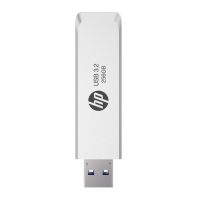 HP HPFD819W-A-256, 256 GB, USB Typ-A, 3.2 Gen 2 (3.1 Gen 2), 128 MB/s, Dia, Silber