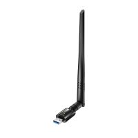 CUDY WU1400, Kabellos, USB, WLAN, Wi-Fi 5 (802.11ac), 867 Mbit/s, Schwarz