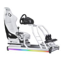 Thermaltake GSC-R50-CPASWH-01, Konsolen-Gamingstuhl, 120 kg, Harte Rückenlehne, Weiß, 600 mm, 1320 mm