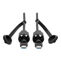 Eaton Tripp Lite Series USB 3.0 SuperSpeed A to A M/M Cable, Industrial - IP68, Shielded, 6 ft. (1.83 m)