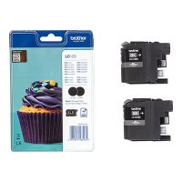 Brother LC123BK - 2er-Pack - Hohe Ergiebigkeit