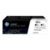 HP 201X - 2er-Pack - Hohe Ergiebigkeit - Schwarz - Original - LaserJet - Tonerpatrone (CF400XD)