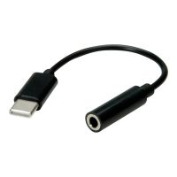 VALUE Audio-Adapter - 24 pin USB-C männlich zu 4-poliger Mini-Stecker weiblich