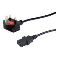 Equip Stromkabel - BS 1363 (M) zu power IEC 60320 C13 (W)