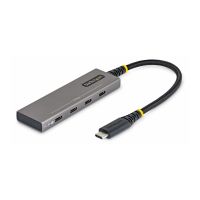 StarTech.com Startech - Hub - 4-port, 10 Gbps, 100 W PD charging, overcurrent protection, PCR aluminum - 3 x USB-C 3.2 Gen 2 + 1 x USB-C 3.2 Gen 2 (Stromversorgung)