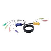 ATEN 2L-5302P - Tastatur- / Video- / Maus- / Audio-Kabel - PS/2, HD-15 (VGA)