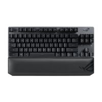 ASUS ROG Strix Scope RX TKL Wireless Deluxe, Verkabelt & Kabellos, USB + RF Wireless + Bluetooth, Mechanischer Switch, AZERTY, RGB-LED, Schwarz