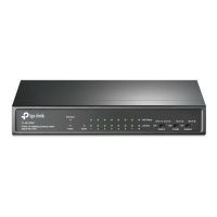 TP-LINK TL-SF1009P - Switch - unmanaged - 8 x 10/100 (PoE+)