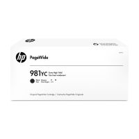 HP 981YC Black Contract PageWide Crtg, Original, Tinte auf Pigmentbasis, Schwarz, HP, HP PageWide Enterprise Color 556/586, Tintenstrahldrucker