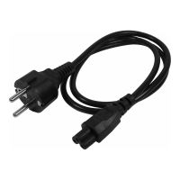 StarTech.com 3m (10ft) Laptop Power Cord, EU Schuko to C5, 2.5A 250V, 18AWG, Notebook / Laptop Replacement AC Cord, Printer/Power Brick Cord, Schuko CEE 7/7 to Clover Leaf IEC 60320 C5 - Laptop Charger Cable (753E-3M-POWER-LEAD)