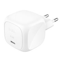 Belkin BoostCharge - Netzteil - kompakt - 65 Watt - Power Delivery 3.1 (24 pin USB-C)