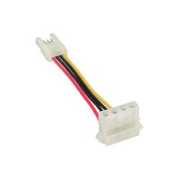 InLine Stromadapter - 8,89cm (3,5") Buchse zu 13,34cm (5,25") Stecker gewinkelt