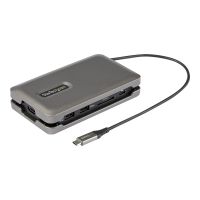 StarTech.com USB C Multiport Adapter - USB C auf 4K 60Hz HDMI 2.0 Dockingstation/Reiseadapter - 2-Port 10Gbit/s USB Hub - 100W Power Delivery stromversorgung - SD/MicroSD - 25 cm Kabel (DKT31CSDHPD3)