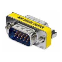 StarTech.com VGA Slimline Gender Changer - Stecker/Stecker - VGA (HD15)