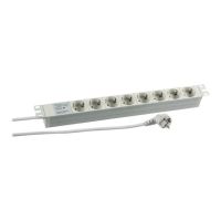 Heinrich Kopp Koop PROFIversal - Steckdosenleiste (Rack - einbaufähig) - Wechselstrom 250 V - Eingabe, Eingang power CEE 7/7 - Ausgangsanschlüsse: 8 (power CEE 7/3)
