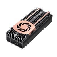 GrauGear G-M2U4-40G-F, SSD-Gehäuse, M.2, M.2, 40 Gbit/s, USB Anschluss, Schwarz
