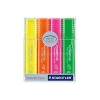 STAEDTLER Textsurfer classic 364 - Textmarker - verschiedene Farben - Pigmenttinte - 1-5 mm (Packung mit 4)