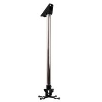 B-TECH BT899XL-FD100/BC, Zimmerdecke, 25 kg, Schwarz, Chrom, 360°, -13 - 13°, 1000 mm
