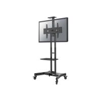 Neomounts NM-M1700BLACK TV-Trolley 32-75", Schwarz, Fester Bodenständer, Stahl, 50 kg, 81,3 cm (32"), 190,5 cm (75")