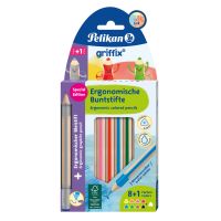 Pelikan griffix Bunts./Bleist. Mix 10 Stück in Faltschachtel, Mehrfarbig, 10 Stück(e)