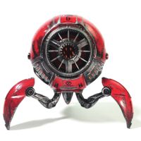 Zoeao GravaStar H, 20 W, Kabellos, A2DP, AVRCP, 20 m, Tragbarer Stereo-Lautsprecher, Metallisch, Rot