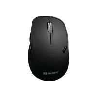 SANDBERG Pro - Maus - optisch - 6 Tasten - kabellos - 2.4 GHz, Bluetooth 4.0, Bluetooth 5.0 - kabelloser Empfänger (USB)